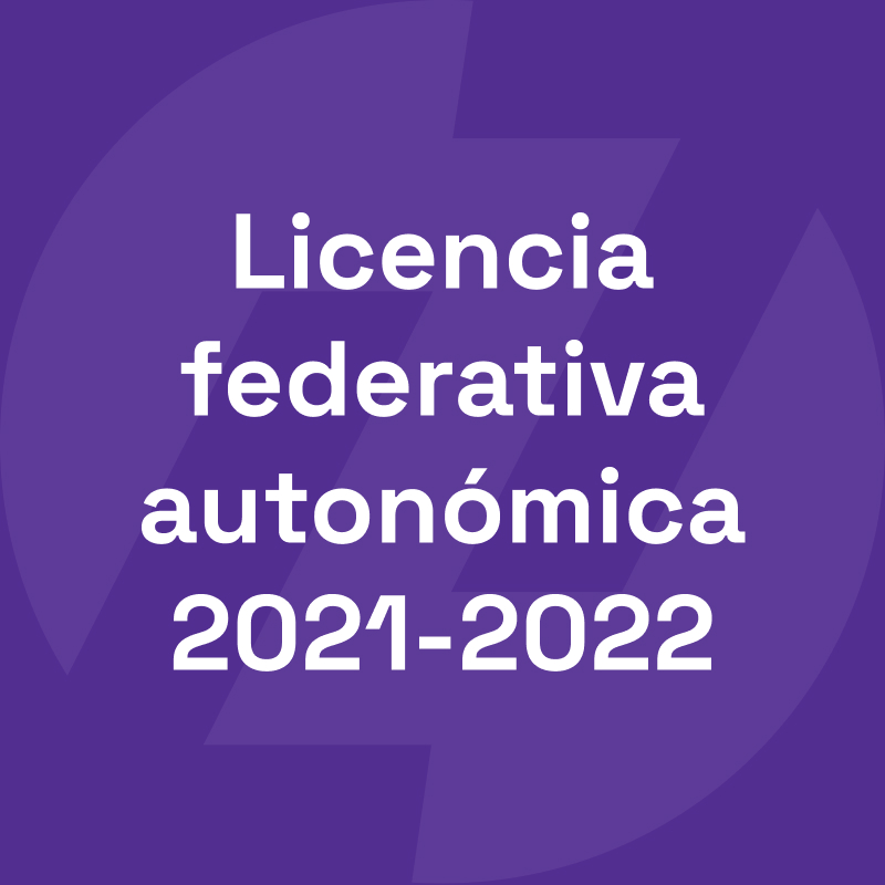 Licencia federativa autonómica